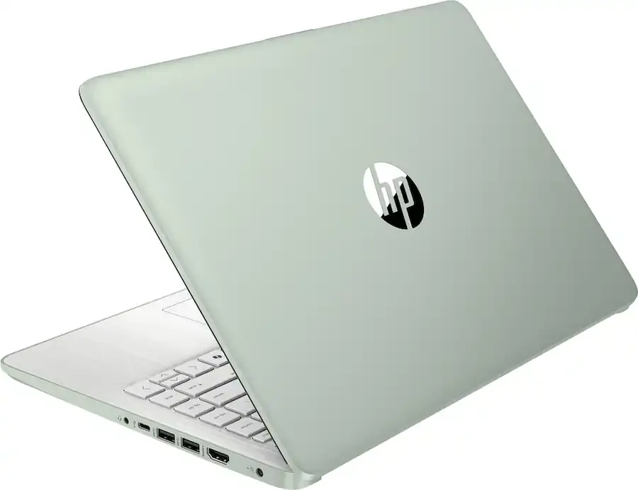 HP 14" Laptop, Intel N150, 4GB Memory, 128GB Storage, Windows 11 Home, Willow Green, Copilot Key, Wi-Fi 6, with SD Card Reader, Thin and Light Design Notebook