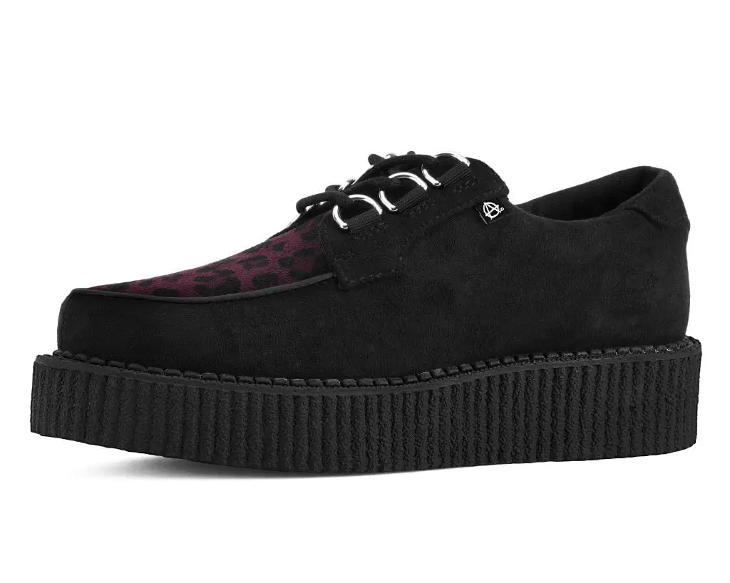 Black & Burgundy Leopard Anarchic Creeper