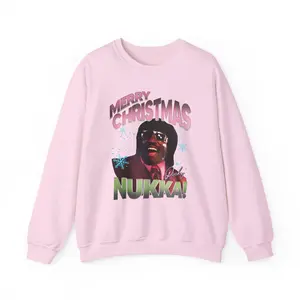 Merry Christmas Nukka Sweatshirt Friday After Next Movie Quote Holiday Comedy Gift Unisex Crewneck Fitted Fleece Pullover
