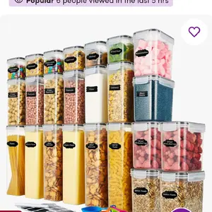 Versatile Storage Containers for Organized Kitchen Organization