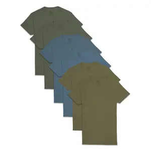 Fruit Of The Loom Mens Short Sleeve Pocket T-Shirt 6 Pack