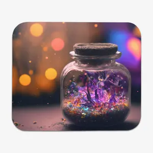 Glimmering Hexes Mousepad