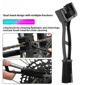 Bicycle Chain Brush, Road Bike Gear Cleaning Brush, Motorcycle Long Handle Chain Cleaner, Cycling Maintenance Tool, Essential Bike Care Equipment