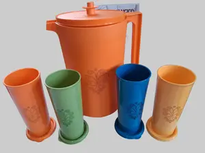 Tupperware Retro Classic Sheer Pitcher & Tumbler Set