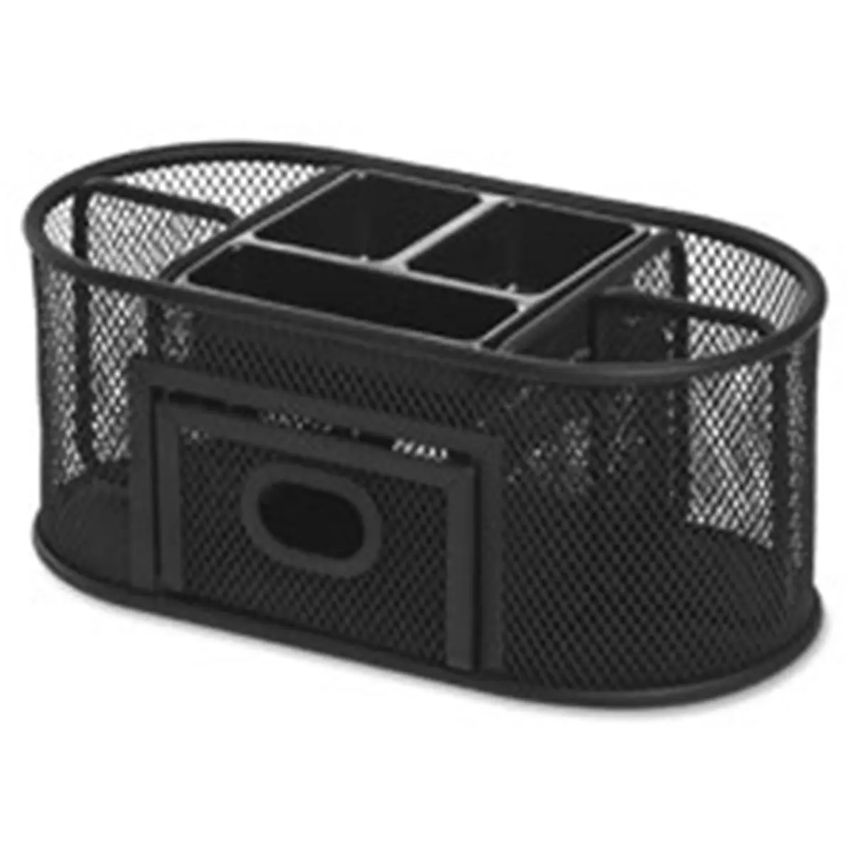 212 MAIN Mesh Steel Desk Organizer - Mesh Exterior, Steel Rims, Compact, Removable Top, for Office Workers to Organize Desk Stationery Supplies, Desk Organizers, Organizes Desk