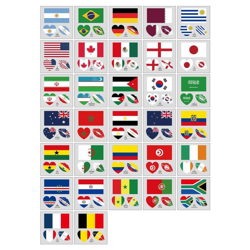 A small gift is included with your order2026 New Design USA, Canada, and Mexico World Cup Flag Temporary Tattoos, Football Match and Sports Event Water Transfer Face Stickers A small gift is included with your order2026 New Design USA, Canada, and Mexico World Cup Flag Temporary Tattoos, Football Match and Sports Event Water Transfer Face Stickers