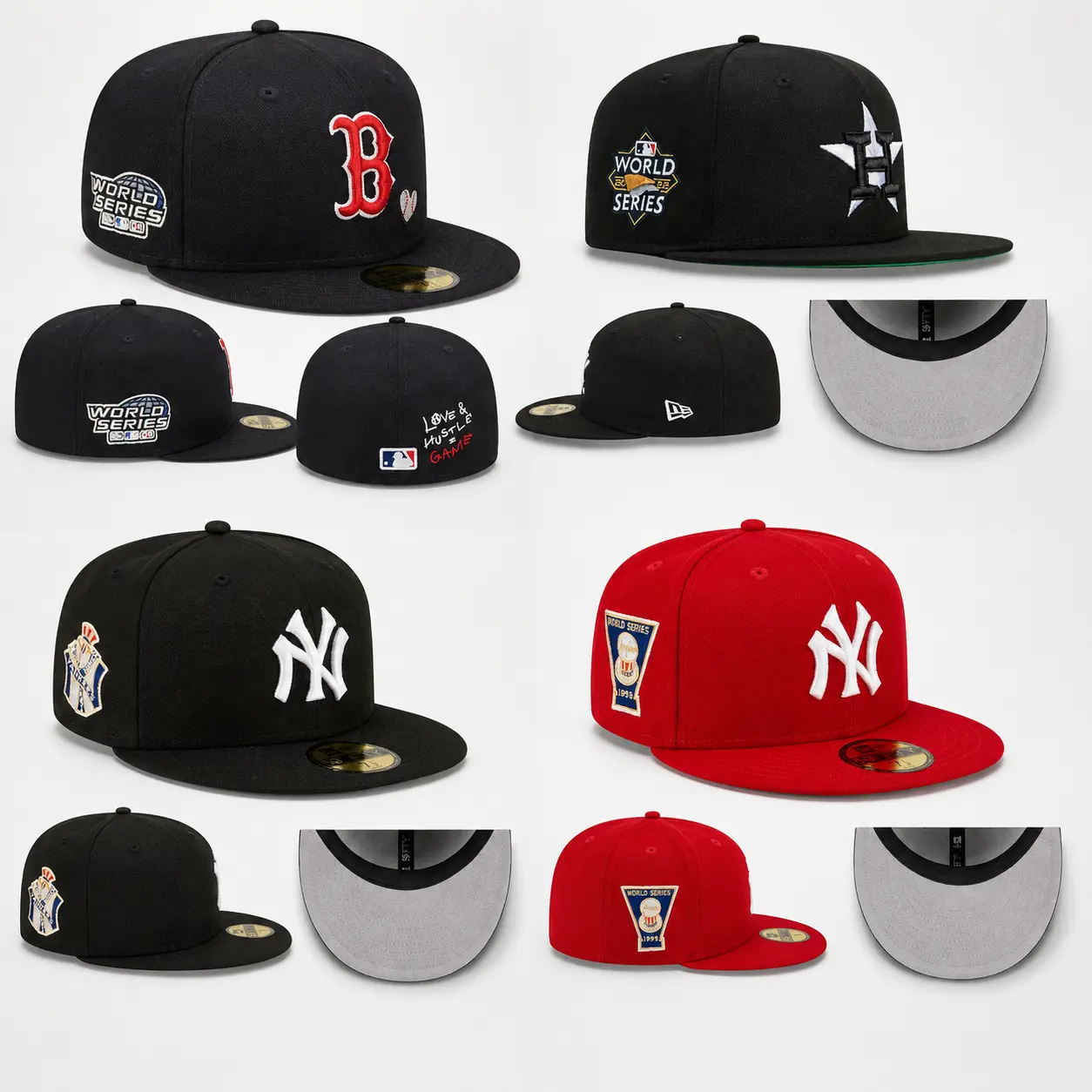 MLB 59FIFTY Fitted Cap, Yankees & Classic Baseball Team Styles, Flat Brim Hat, Trendy Streetwear Baseball Cap for Men & Women #MLB #59FIFTY #Yankees #BaseballCap #Streetwear #TikTokShop #BaseballHat #FittedCap