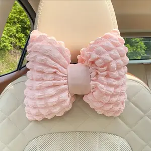 Charming Car Bubble Headrest Cushion, Automotive Accessory, Enhances Neck and Back Comfort, Style and Support, Ideal for Long Trips