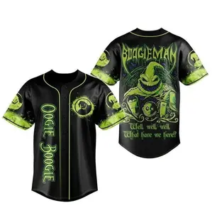 Trendy Hororror Oogle Boogle Well Well Well Unisex Baseball Jerseys, Back To School Shirt, Summer Shirt