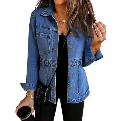 Halter Dress with Jean Jacket TikTok Shop