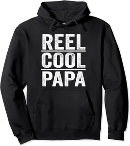 reel cool papa papa Pullover Hoodie - Farhadheid Shop 90B0CZTVD661