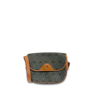 Pre-owned Dior Coated Canvas Crossbody Bags Vintage Honeycomb Crossbody