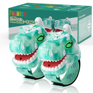 Fygurso Dinosaur Walkie Talkies for Kids, 3280 Ft 3 Channel Two-Way Walkie Talkies Dinosaur & Spider 2 Pack Audio Spy Device Multicolor