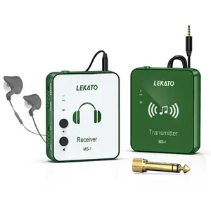 Wireless in-Ear Monitor System 2.4G Stereo Wireless IEM System with Transmitter Beltpack Receiver