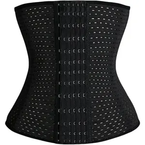 Women Waist Trainer Tummy Control Shapewear Waist Cincher with Buckle Steel Boned Waist Trainer Plus Size