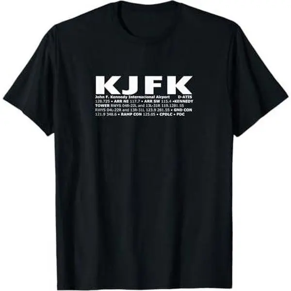 John F Kennedy Airport Information (KJFK) Tee T-Shirt