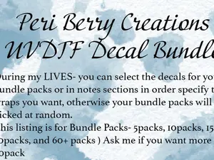 UVDTF Decal Bundle Packs_5, 10, 15, 20 Pack_4inch Decal_custom designed UVDTF Decals_Can Glass Deal_Snowgloeb Tumbler Decal