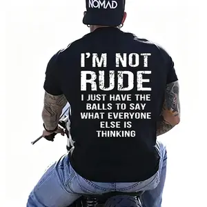I’m Not Rude I Just Have the Balls to Say What Everyone Else Is Thinking Print Men’s Hoodie men