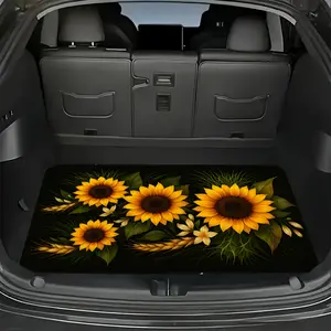 1pc Non-Slip Trunk Mat, Fit for SUVs, Sedans, Trucks, Secure Trunk Organizer & Decorative Floor Mat, Pet Mat, Vehicle Interior Accessory, Car Accessories, Longlasting Protection, Car Trunk Liner, Car Trunk Protector