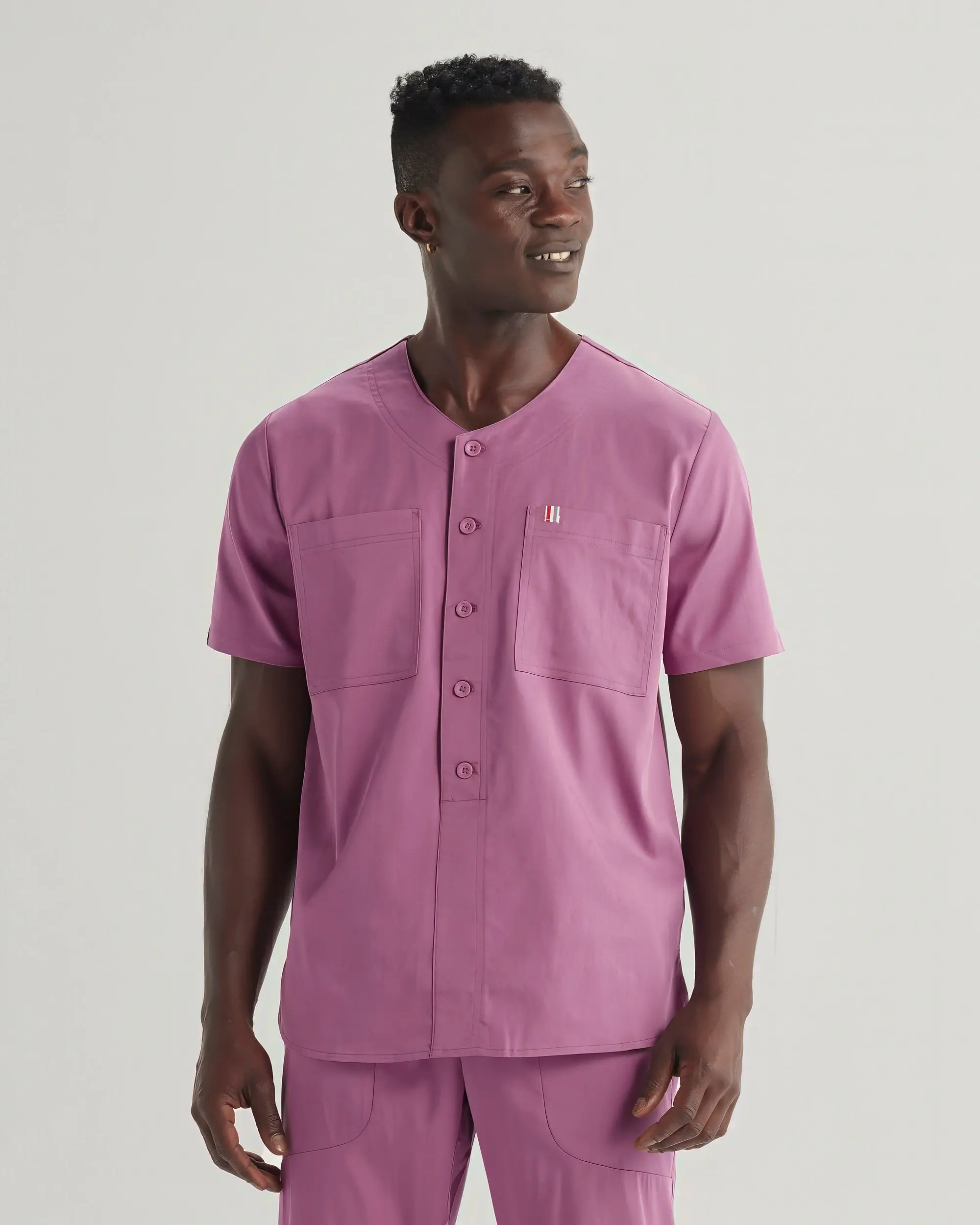 TENCEL™ Senja‎ ‎Button Up Scrub Top (Final Sale)