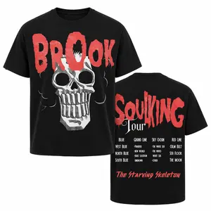 Brook "SoulKing Tour" Shirt, Double-Sided Print One Piece Shirt, Gift For Anime Fan
