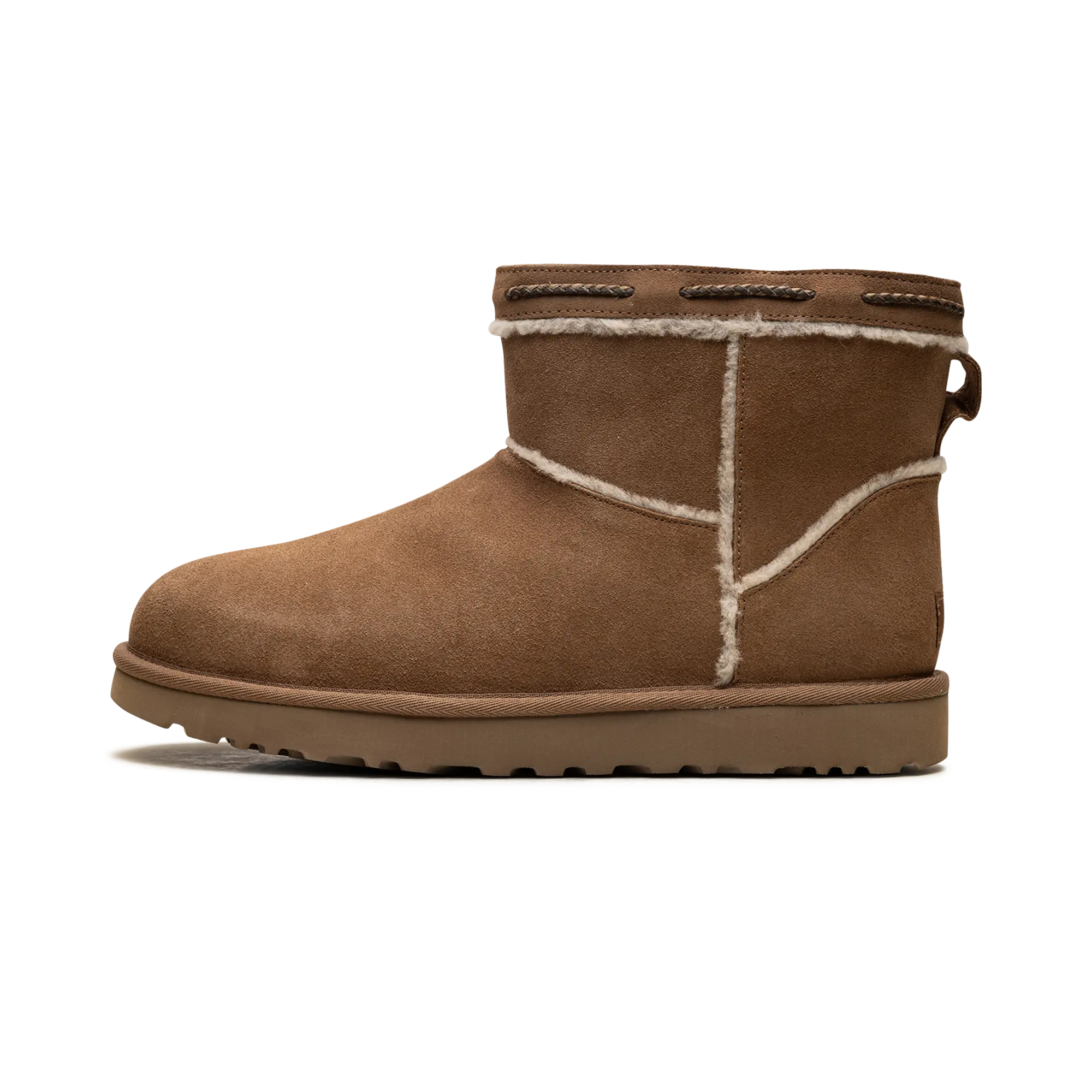 Classic Mini Shearling Braid WMNS "Chestnut" 1166751 CHE