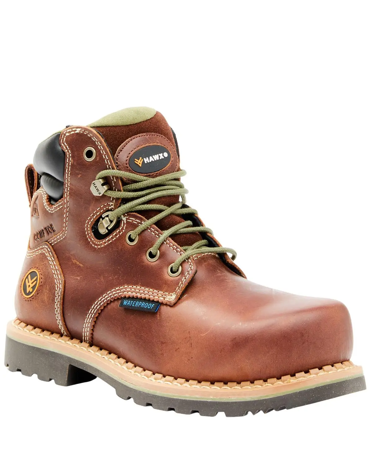 Hawx Women's 6" Platoon Waterproof Work Boot Composite Toe - Bhxwcwrpw119