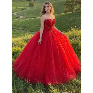Quinceanera Gown Sweetheart Corset Back Gala Dress By Layla K LK243