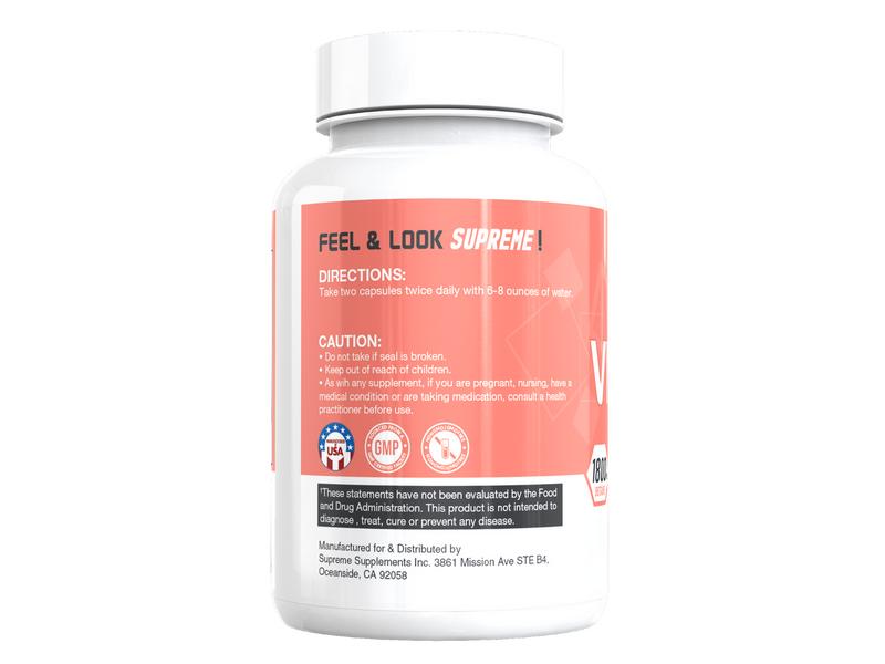 Supreme Vitamins All-Natural Multivitamin with 1800 MG Betaine for Energy Boost & Healthy Metabolism 30 Servings USA Made