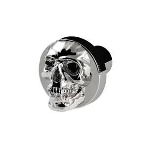 United Pacific – Chrome Skull Air Valve Knob
