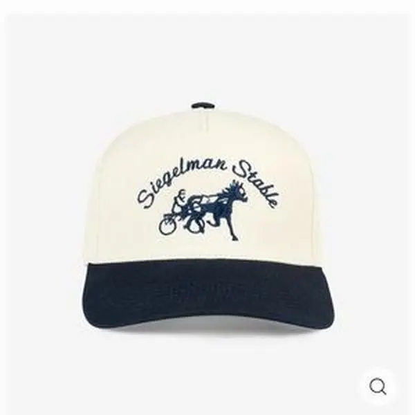Siegelman Stable Hat - Adjustable Plastic Snap Closure, 100% Polyester Foam Front & Nylon Mesh Back, One Size Fits Most, Baseball Cap in Dark Green/Natural, Black/Natural, Red/Natural, Red/Natural, Royal/Natural, Black, Navy/Natural, Royal