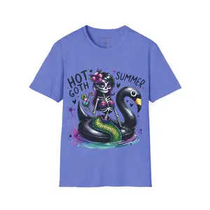 From Summer to Fall our Hot Goth Summer T-Shirt has it all. Unisex Soft style T-Shirt