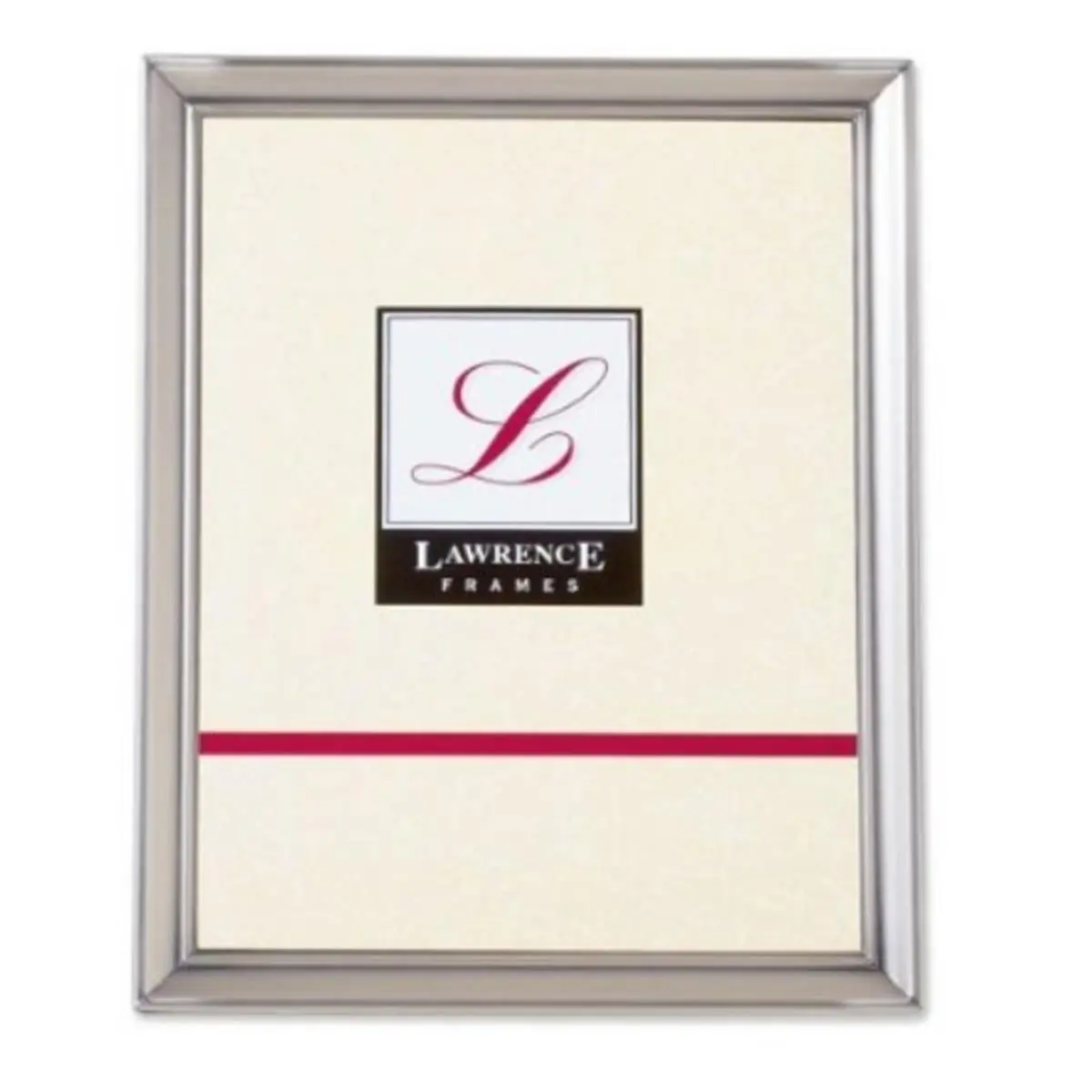Lawrence Frames 8x10 Durable Metal Display Frame with Brushed Finish, Easel Back for Tabletop & Hangers for Wall Decor, Durable Metal Frame, Hanging Picture Frames