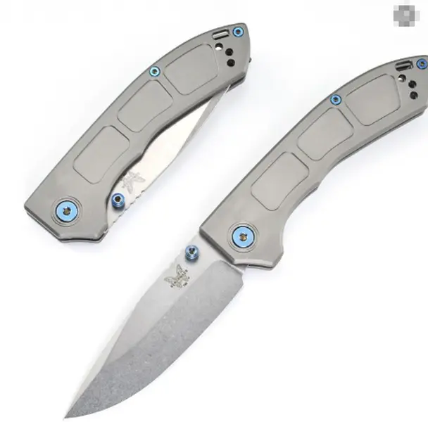 M390 Steel Folding Paring Knife With Titanium Alloy Handle, Portable Camping Fruit Cutting Cutter With Packing Box