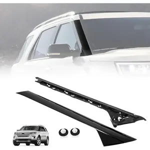 JOKG Front Windshield A Pillar Post Trim,Right Passenger Side Outer&Inner Replacement fit for Ford Explorer 2011-2019,926-451,BB5Z7803136AA,BB5Z7803136AB,BB5Z7803136BA,BB5Z7803144AA,2PCS