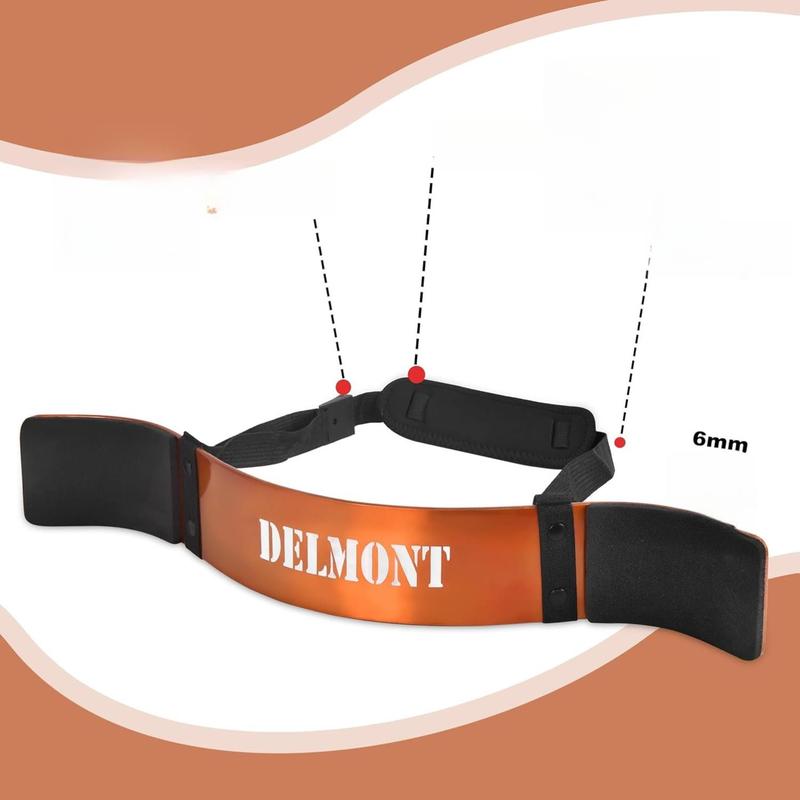 Delmont Arm Blaster for Bicep Curl | Adjustable Arm Isolator with Foam Padding & Durable Aluminum Frame, Muscle Building & Strength Training Equipment for Bodybuilding, Gym & Home Workouts