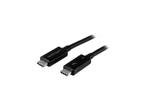 StarTech.com TBLT34MM50CM Thunderbolt 3 Cable - 40Gbps - Daisy Chainable - Passive - USB C Cable - USB-C Thunderbolt to Thunderbolt Cable - 1 pack
