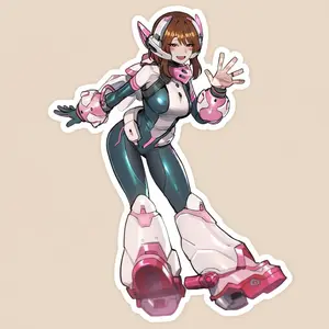 Soft Gravity Power Cute Hero Urakaka Ochako Sticker