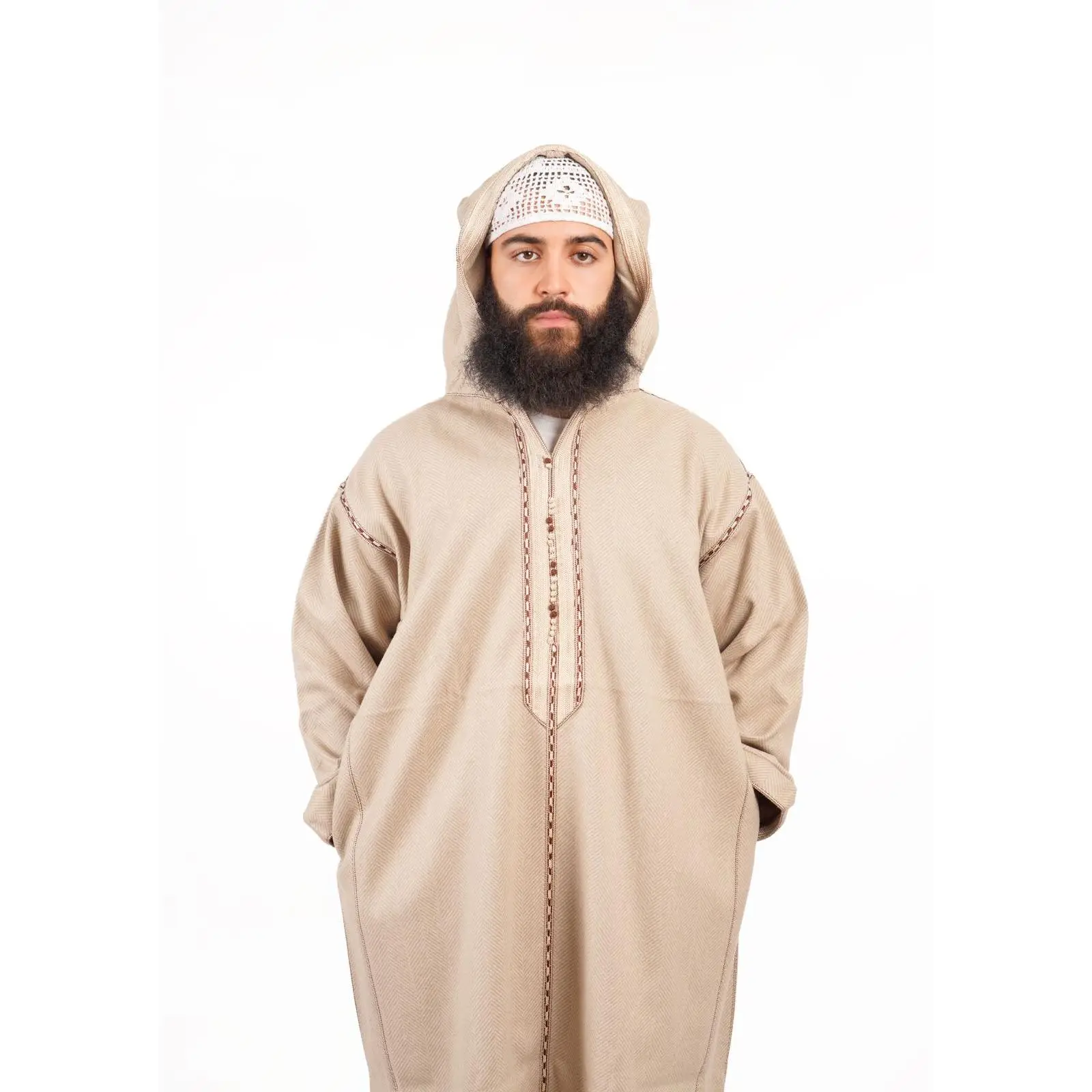 Cream Beige Djellaba