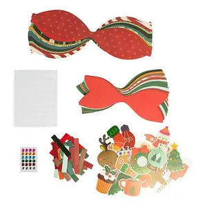 Crafts & Sewing Diamond Press Holiday 3D Bow-Making Kit - Makes 24 Bows