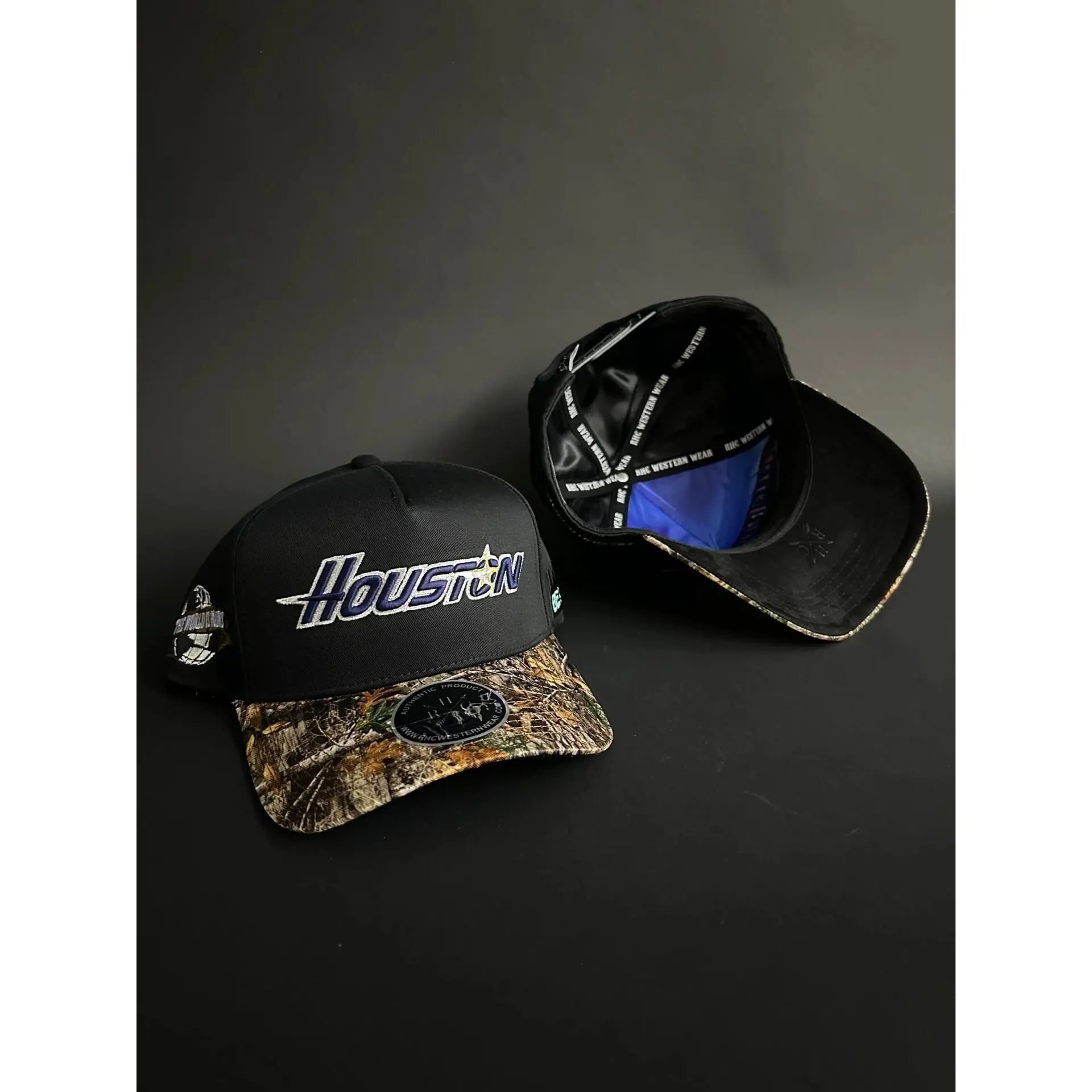 Houston “Be Someone” Camo Snapback Hat – Black/Camo