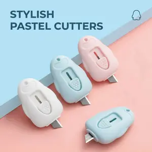 Portable Mini Box Opener Tool, Retractable Cloud-Shaped Letter Opener for Daily Unboxing, Compact Pocket-Sized Utility Tool for Packaging Tape and DIY Crafts