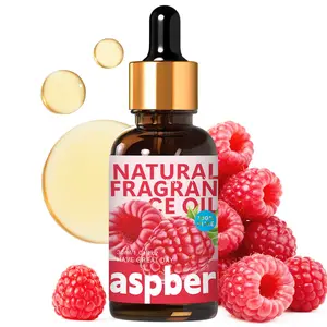 30ML Raspberry Essential Oils with Dropper, Sweet and Sour Scent, Air Freshener, Diffuser, Body Massage, Home Decor, Office Supplies