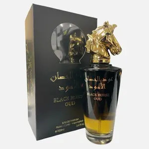 Black Horse Oud Arabic Cologne - 3.4oz - Men's Fragrance
