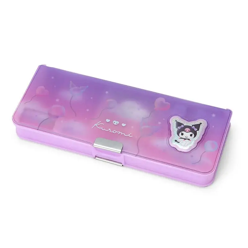 Kuromi Translucent 2-Way Pencil Case Kuromi Translucent 2-Way Pencil Case