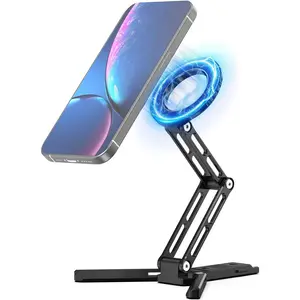 Phone Tripod Stand for ,    Pocket Cell Phone Stand, Arca-Swiss Compatible with  17 16 15 14 13 12 Series/Android (Black)