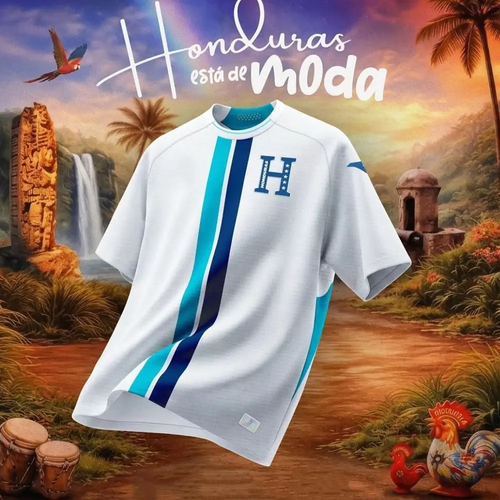 2026 Honduras National Team Short Sleeve Jersey Home Soccer Jersey Fans Version Black