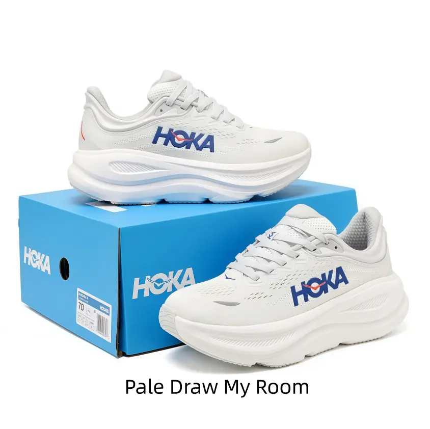 Rocker Thick Sole Cushioned Running Shoes Solid White Breathable Mesh Shock Support Platform Sole Lightweight Workout Sneakers For Men Women