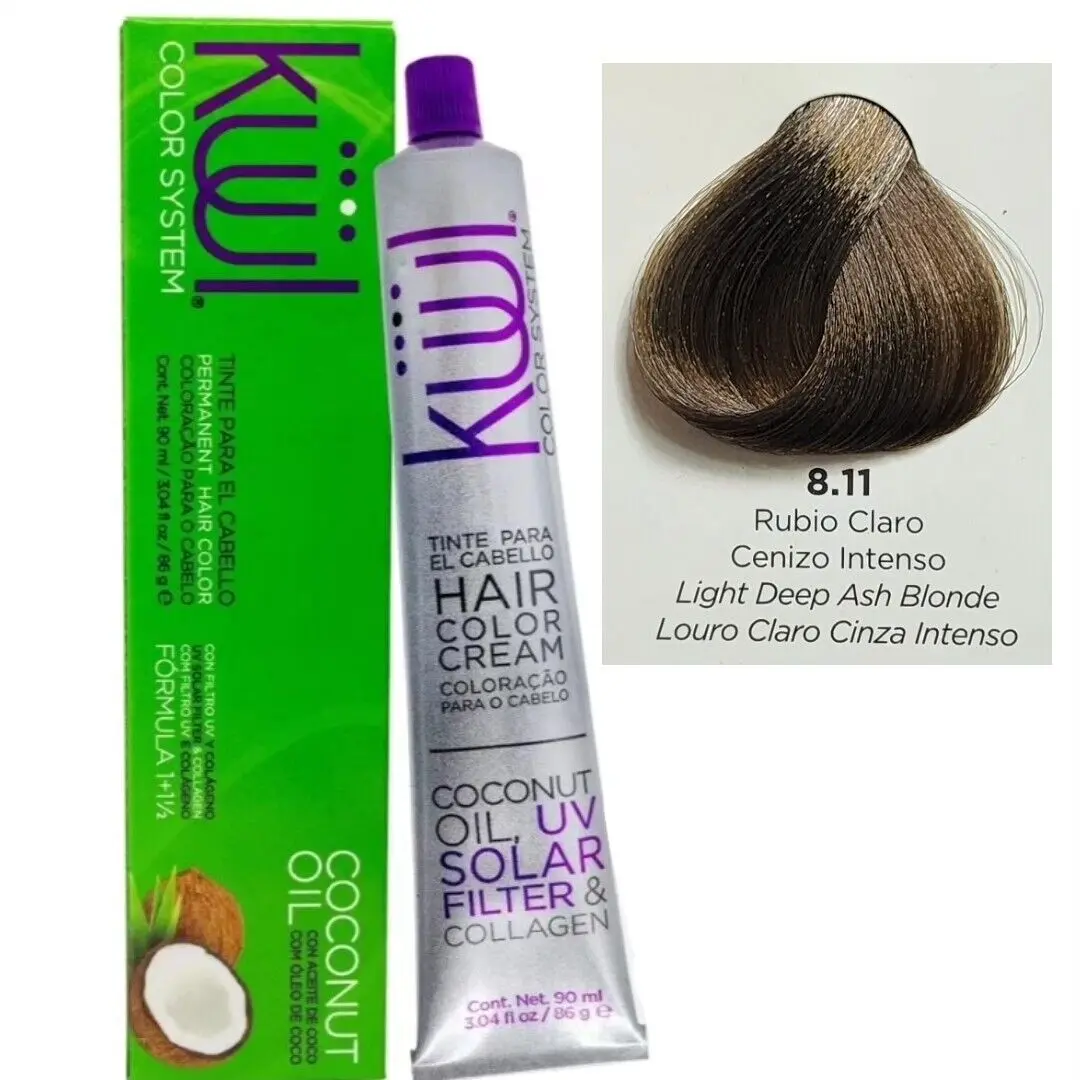 Cenizos Intensos Color 8.11 Rubio Claro Cenizo Int