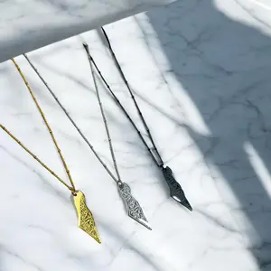 Palestine Quranic Calligraphy Necklace